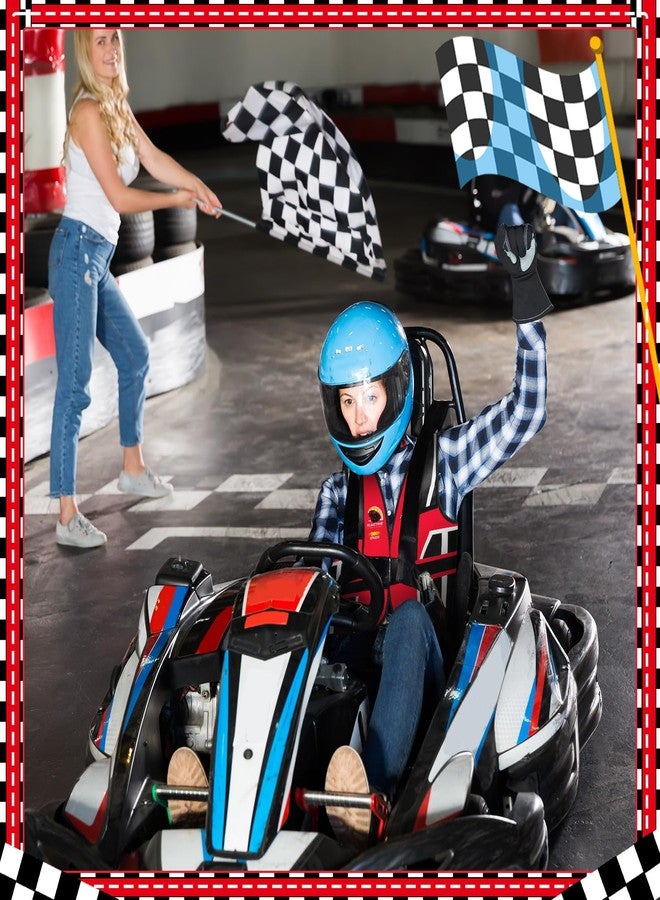 Jiuguva 2 Piece Red Kids Race Car Vests, Kids Race Car Driver Costume for Boys Girl Birthday Halloween Role-play Party Decoration - Image 5